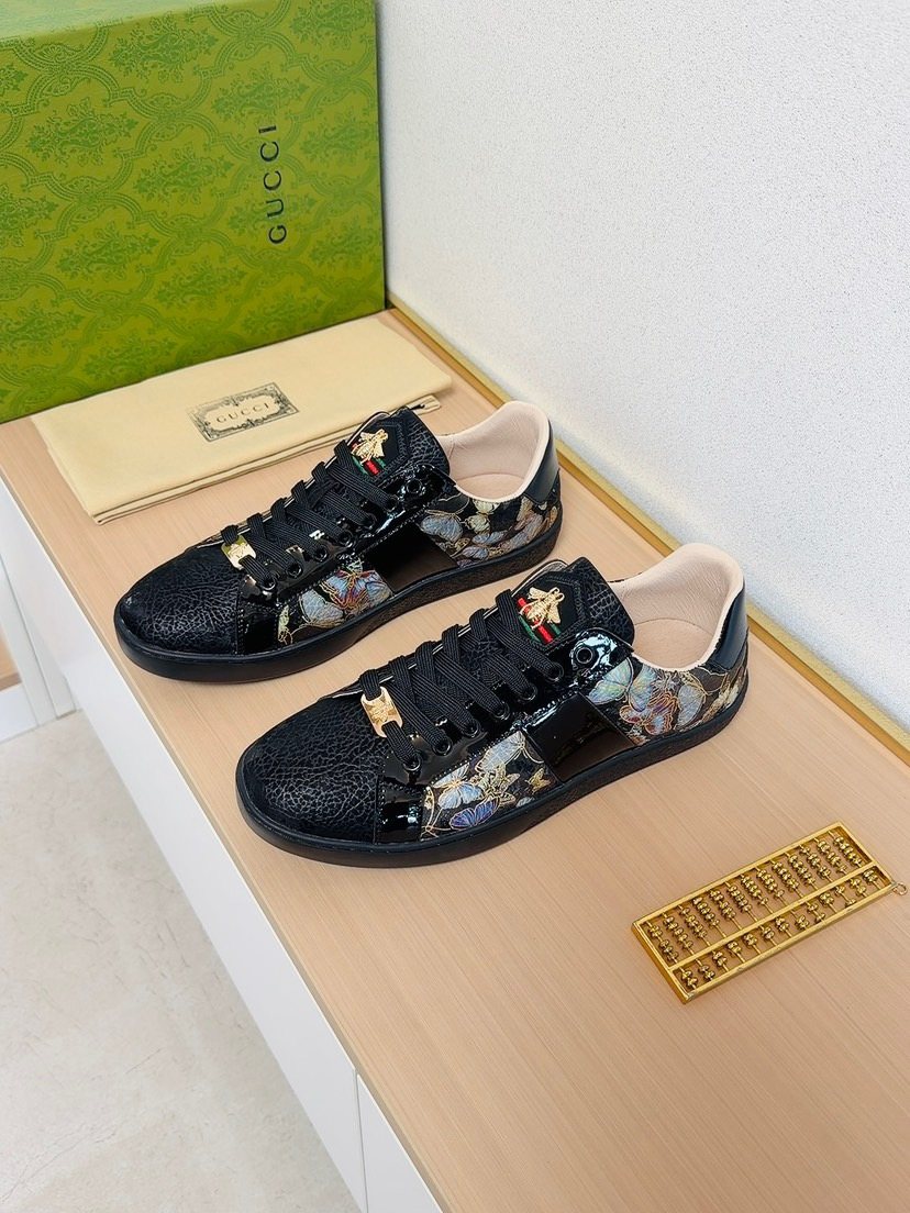 Gucci Floral Panel Sneakers