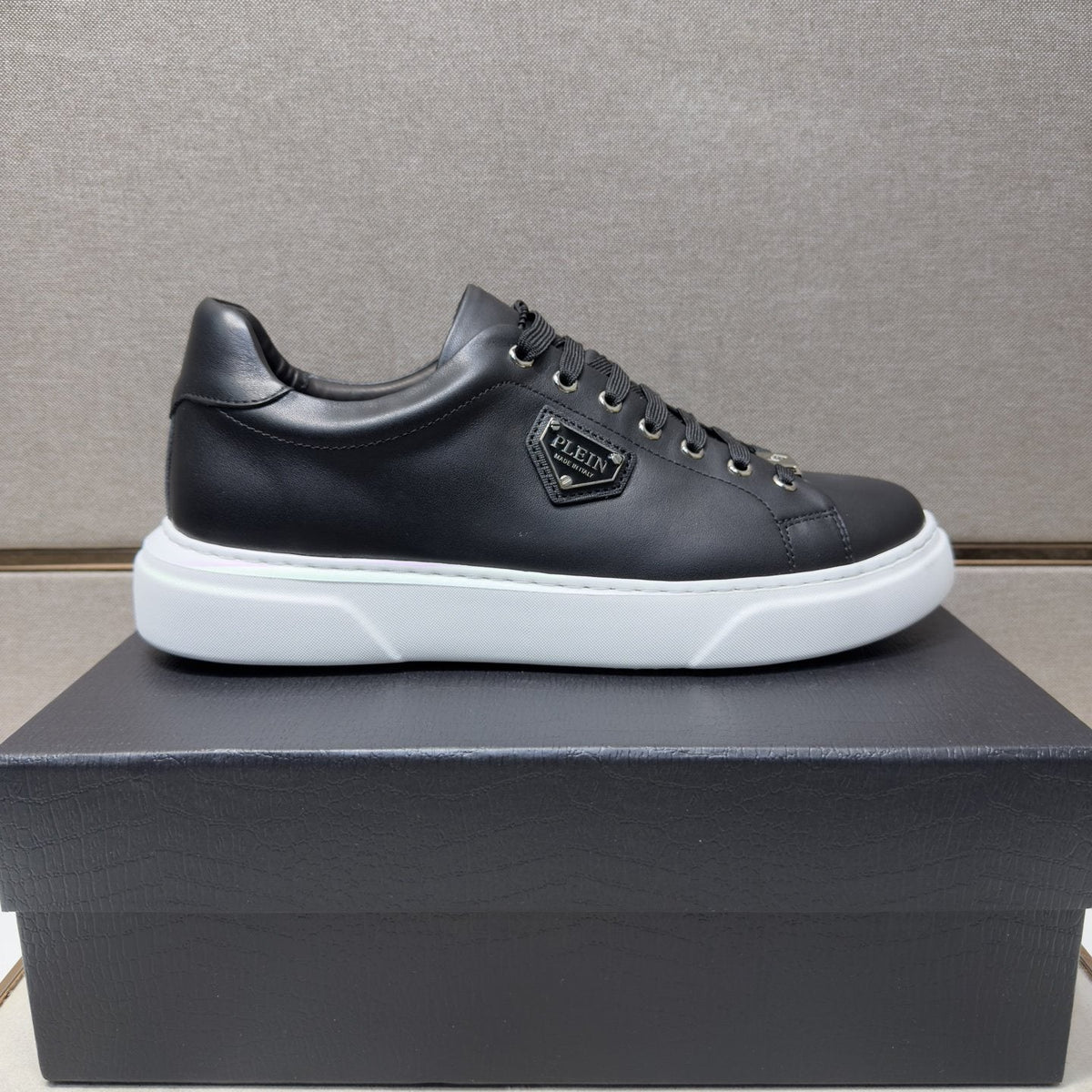 Philipp Plein Men's Black Low-Top Sneakers
