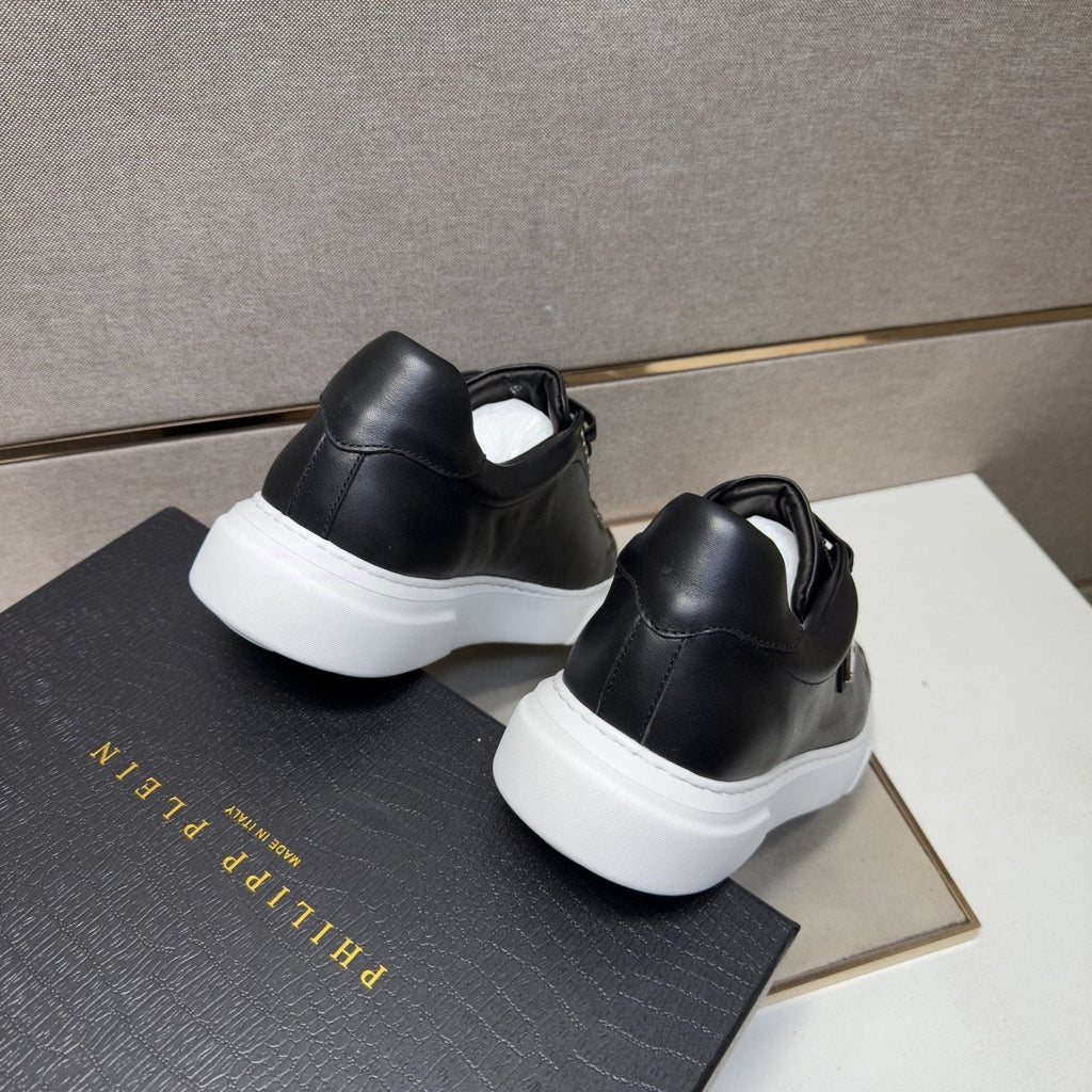 Philipp Plein Men's Black Low-Top Sneakers
