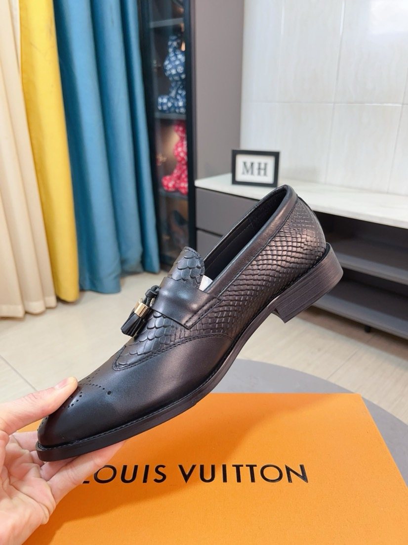 Louis Vuitton Black Tassel Loafers