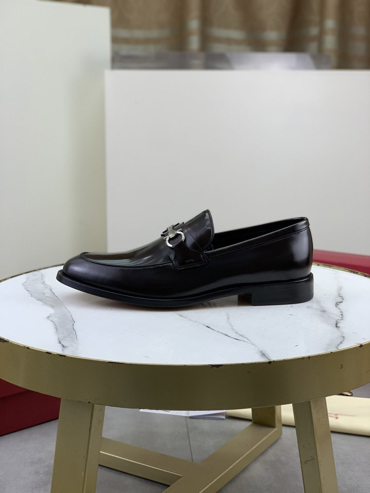 Salvatore Ferragamo Leather Horsebit Loafers