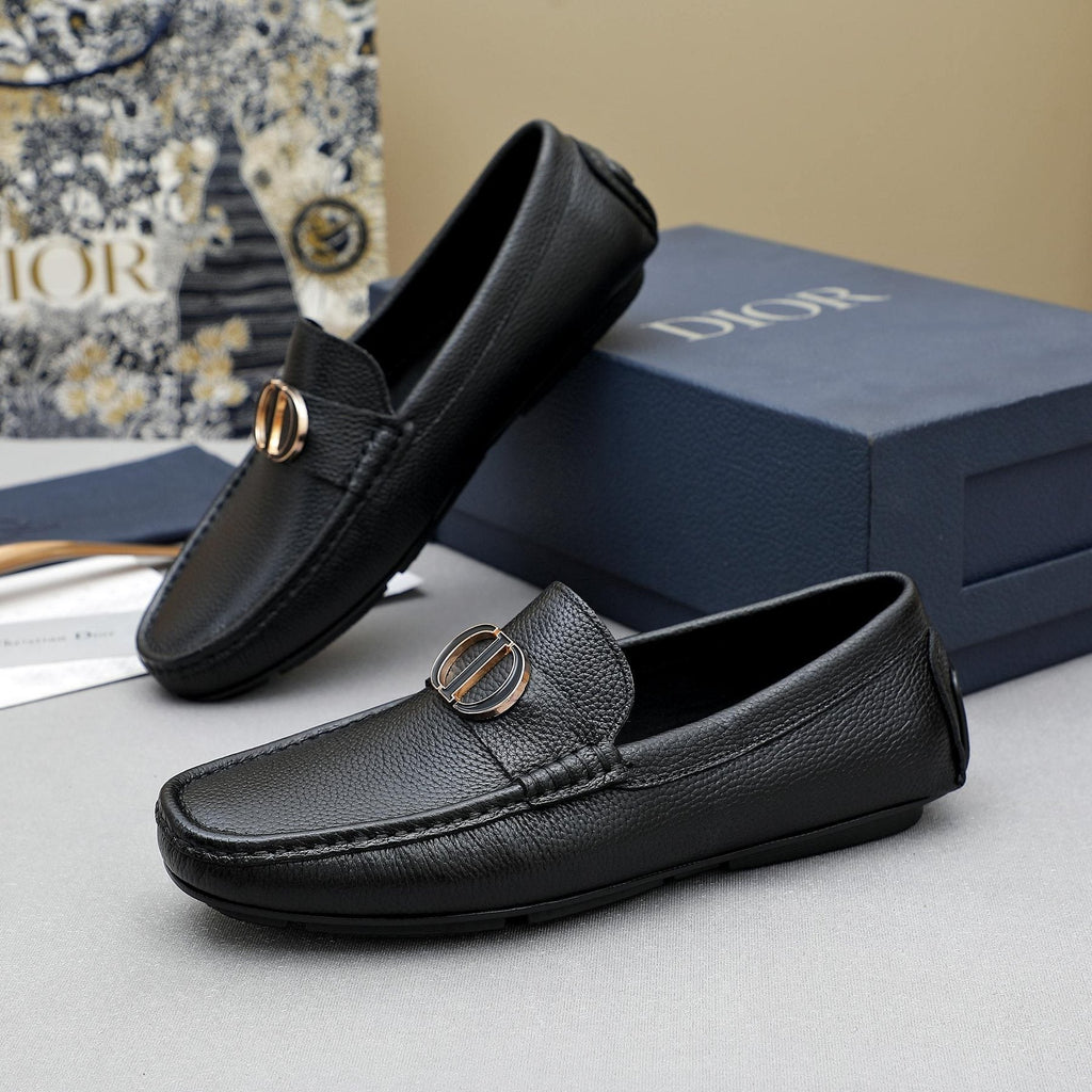 Dior CD Hardware Slip-On Loafers