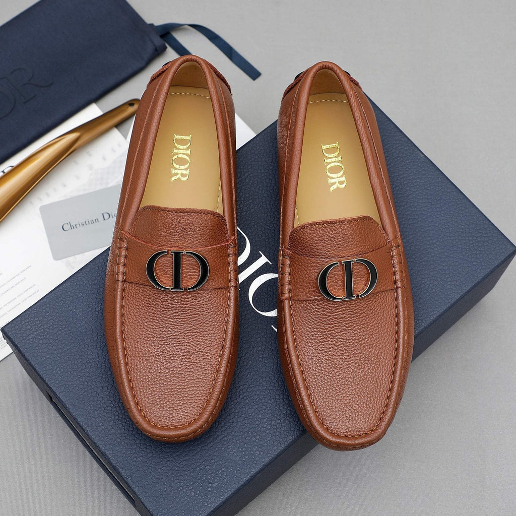 Dior CD Hardware Slip-On Loafers