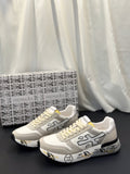 Premiata Men's Graphic Sole Low-Top Sneakers