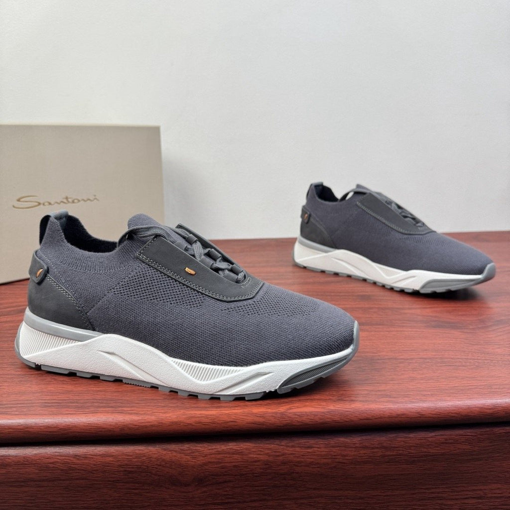 Santoni Men's Knit Sneakers