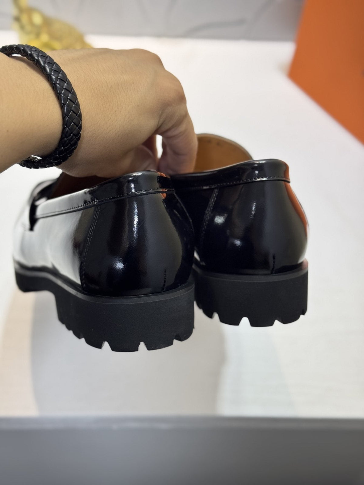 Hermès Men's Lug Sole Loafers