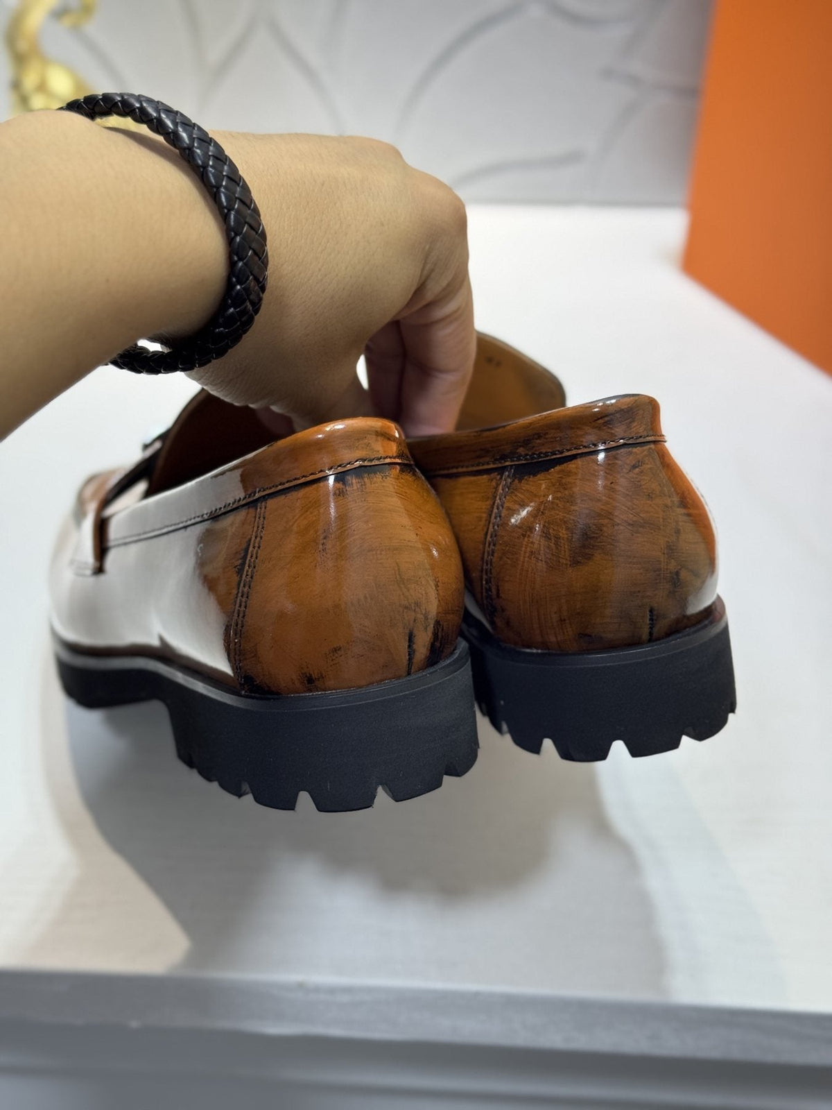Hermès Men's Lug Sole Loafers