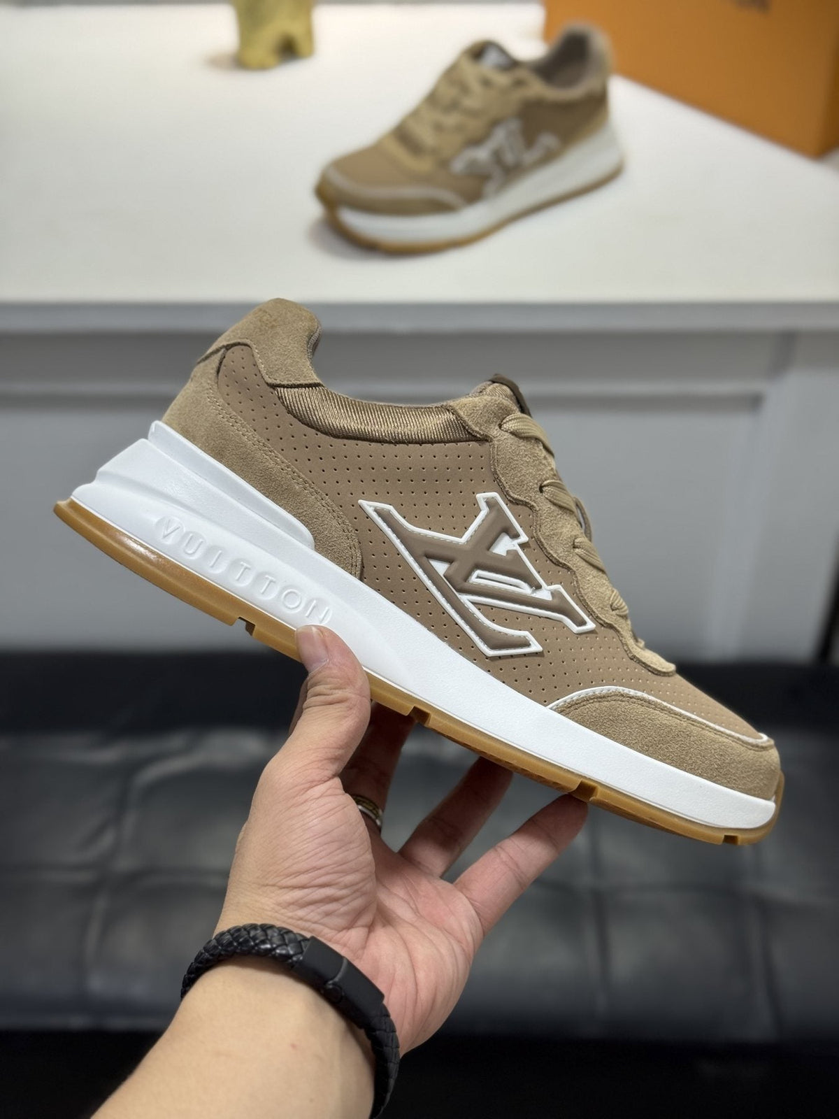 Louis Vuitton LV Panel Low-Top Sneakers