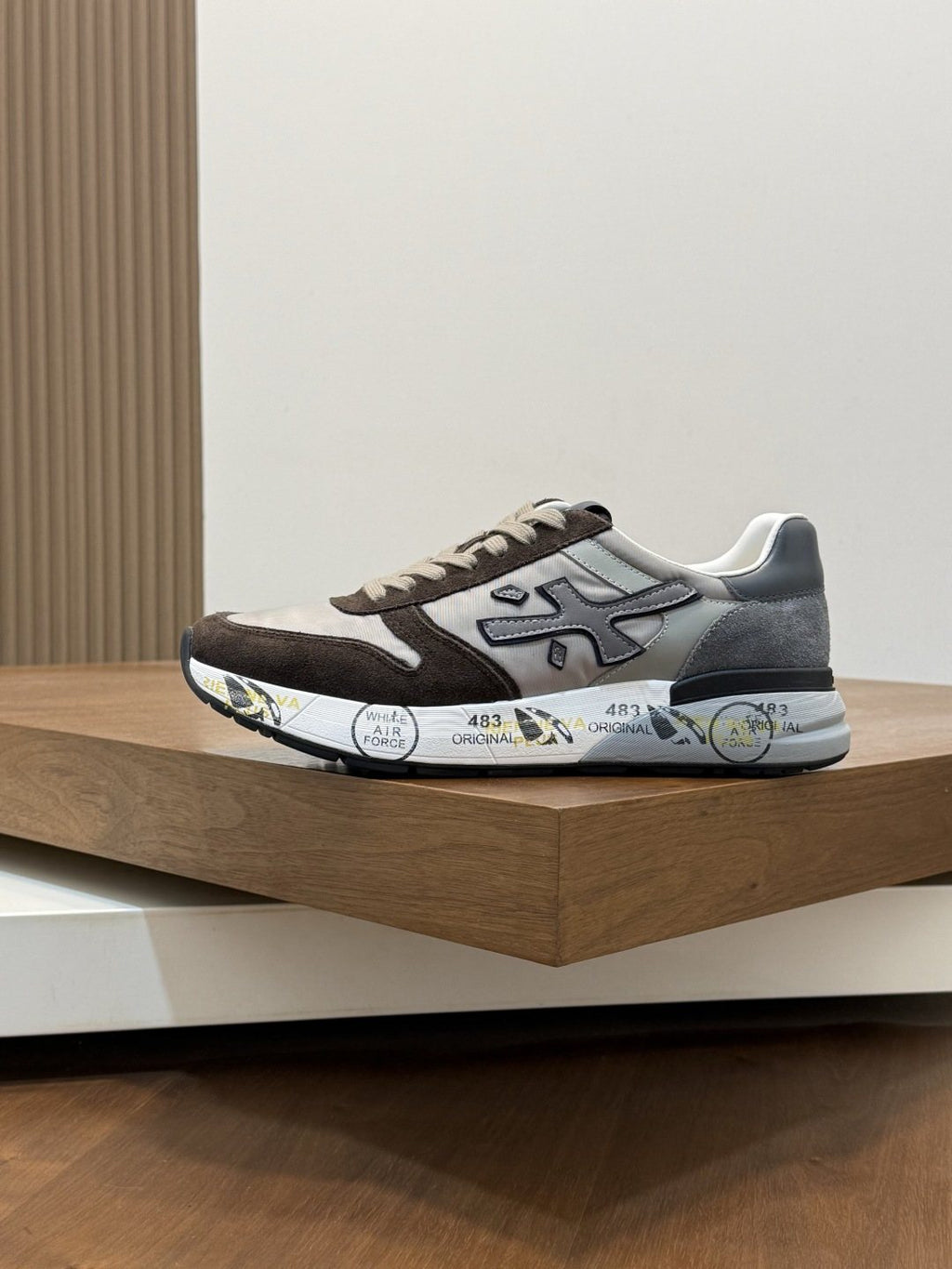 Premiata Men's Paneled Lace-Up Sneakers