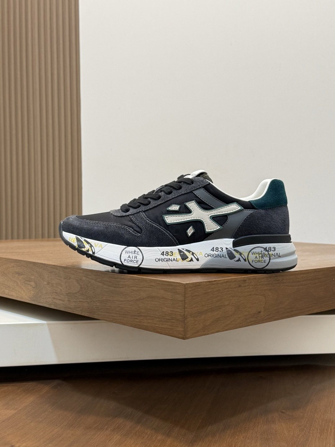 Premiata Men's Paneled Lace-Up Sneakers