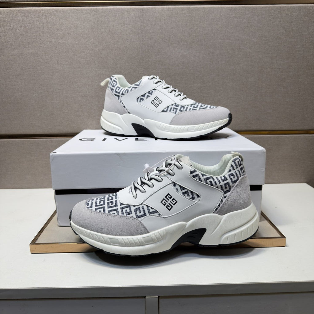 Givenchy Geometric Panel Low-Top Sneakers