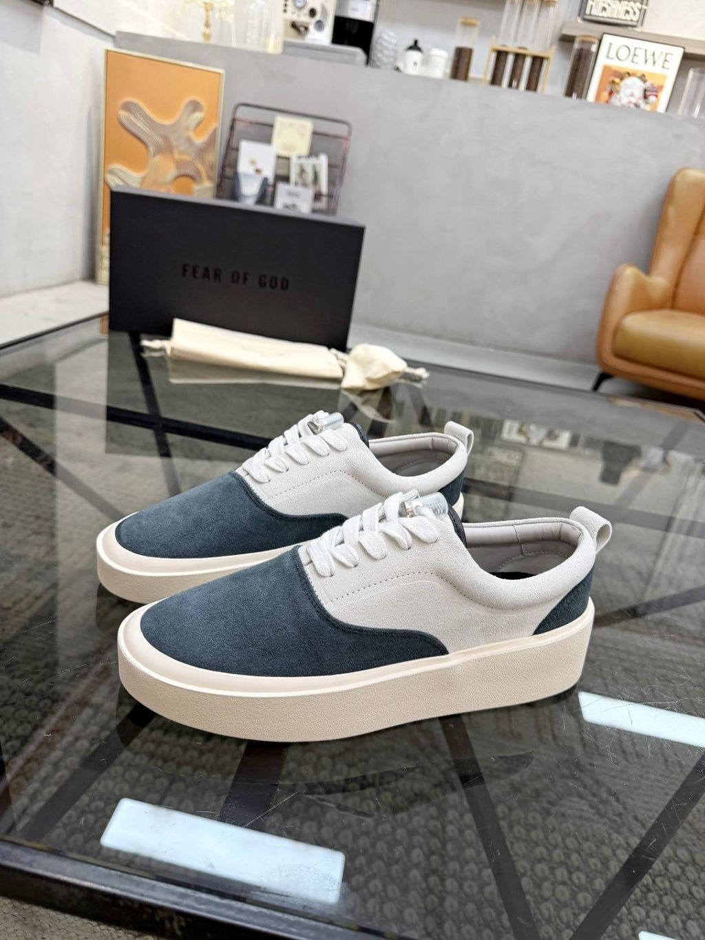 Fear of God Thick-Sole Low-Top Sneakers