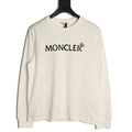 Moncler Lettering Long-Sleeve T-Shirt - Cream