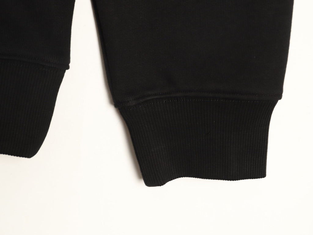 Gucci Monogram-Style Pocket-Patch Crewneck Sweatshirt - Black
